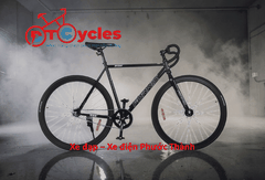 Xe đạp Fixed Gear Fornix BF200 màu Đen-Trắng