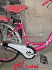 Xe đạp nữ PTCYCLES Windows 580 Sườn đơn thiên nga màu Hồng