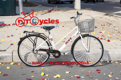 Xe đạp đường phố HOPE Bánh 26 inch màu Trắng