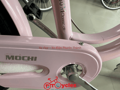Xe đạp trẻ em nữ Mochi M99 Sườn đôi 22 màu Hồng