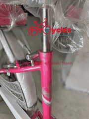 Xe đạp nữ PTCYCLES Windows 580 Sườn đơn thiên nga màu Hồng