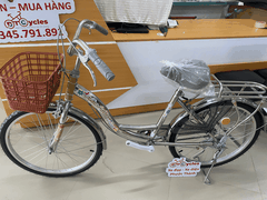 Xe đạp nữ PTCYCLES Windows 580 Sườn đơn thiên nga INOX