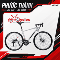 Xe đạp đua Fascino TRITON màu Ghi Sứ