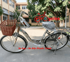 Xe đạp nữ PTCYCLES Windows 580 Sườn đơn thiên nga INOX