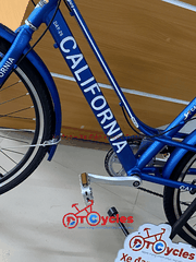 Xe đạp nữ California MODELTIME Có đề màu Xanh Dương