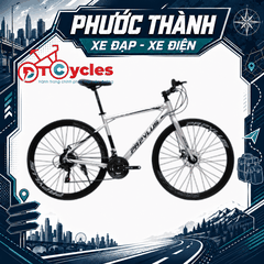 Xe đạp Touring PAPYLUS PT600 màu Bạc Titan