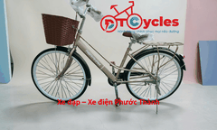 Xe đạp nữ Abraham NU26 - 26 màu Vàng đồng nhạt