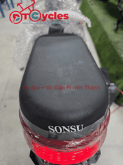 Xe đạp điện Sonsu Ruby bánh lùn màu Đỏ