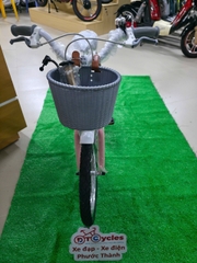 Xe đạp trẻ em nữ GSGW Sườn đơn thiêng nga 18 màu Hồng