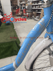 Xe đạp nữ PTCYCLES Windows 580 Sườn đơn thiên nga màu Xanh Biển