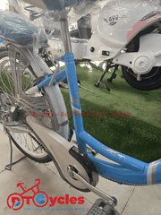 Xe đạp nữ PTCYCLES Windows 580 Sườn đơn thiên nga màu Xanh Biển