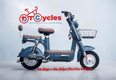 Xe điện Hitasa Q8 Bánh lùn màu Xanh Đậm