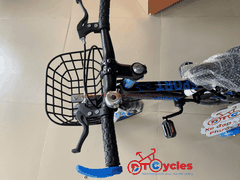 Xe đạp trẻ em nam Abraham SPORT 12 Sườn đôi màu Xanh dương-Đen