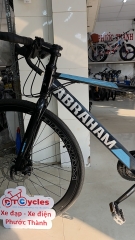 Xe đạp đua Abraham Bánh 700c Hợp Kim màu Đen-Xanh dương