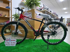 Xe đạp địa hình Abraham Bánh 26 inch 1-Speed màu Đỏ-Đen