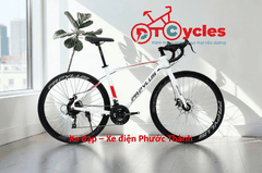Xe đạp đua PAPYLUS PR600 Trắng-Đỏ