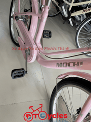 Xe đạp trẻ em nữ Mochi M99 Sườn đôi 22 màu Hồng