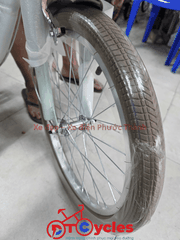 Xe đạp trẻ em nữ FUJISAN Sườn thiên nga 20 màu Xanh Mạ