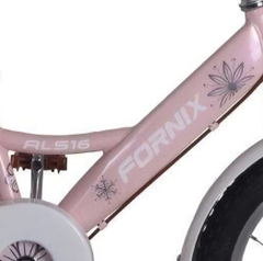 Xe đạp trẻ em nữ Fornix ALS16 sườn đơn thiên nga màu Hồng