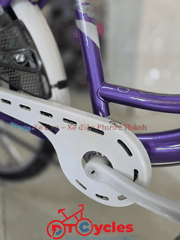 Xe đạp nữ PTCYCLES Windows 580 Sườn đơn thiên nga màu Tím