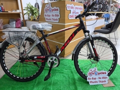 Xe đạp địa hình SMQI Bánh 26 inch 1-Speed màu Đen-Đỏ