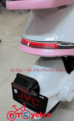 Xe điện JVC G9 NEW màu Trắng-Hồng