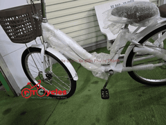 Xe đạp nữ Mochi M99 Sườn đôi 24 màu Trắng