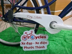 Xe đạp đường phố HOPE Bánh 26 inch màu Xanh Dương-Tím