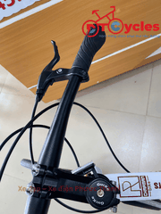 Xe đạp Touring CHAPMAN Bánh 600 Có đề màu Trắng-Bạc