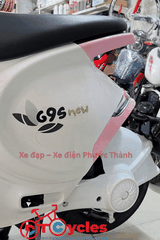 Xe điện JVC G9 NEW màu Trắng-Hồng