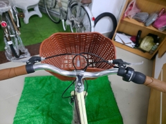 Xe đạp nữ Abraham Có đề Hợp kim màu Trắng