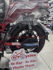 Xe đạp điện Sonsu Ruby bánh lùn màu Đỏ