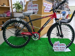 Xe đạp địa hình Abraham Bánh 26 inch 1-Speed màu Đỏ-Đen