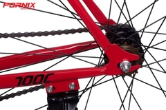 Xe đạp Fixed Gear Fornix BF200 màu Đen-Trắng