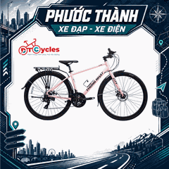 Xe đạp Touring Thống Nhất CPD màu Hồng Nhạt