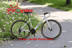 Xe đạp Touring DKALN RS150 màu Trắng Ghi