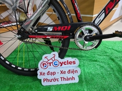 Xe đạp địa hình SMQI Bánh 26 inch 1-Speed màu Đen-Đỏ