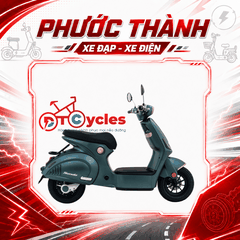 Xe điện Hitasa SANDO màu Xanh Rêu