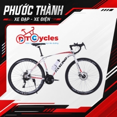 Xe đạp đua FR700 Pro màu Trắng-Đỏ