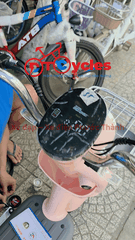 Xe điện Hitasa Q8 Bánh lùn màu Hồng