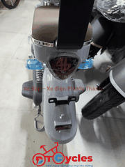 Xe điện Hitasa Q8 Bánh lùn màu Xám