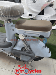 Xe điện Hitasa Q8 Bánh lùn màu Xanh Ngọc