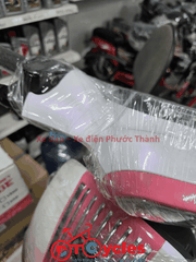 Xe điện Hitasa SEVI màu Trắng ánh Hồng