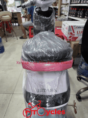 Xe điện Hitasa SEVI màu Trắng ánh Hồng