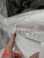 Xe đạp nữ Mochi M99 Sườn đôi 24 màu Trắng