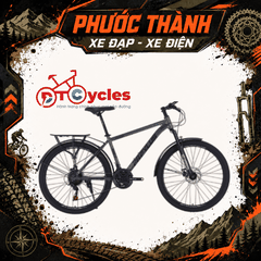 Xe đạp địa hình Papyplus PZ6M màu Ghi-Đen