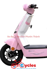 Xe điện Sonco Lyn màu Hồng Trắng