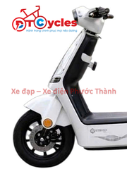 Xe điện Sonco Lyn màu Trắng Đen