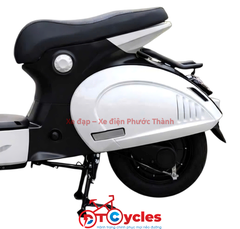 Xe điện Sonco Lyn màu Trắng Đen