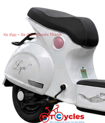 Xe điện Sonco Lyn màu Trắng Hồng
